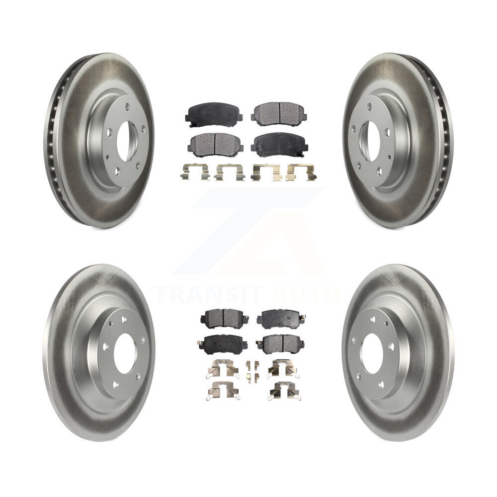 [Avant + Arrière] Kit de disque (revêtu) et plaquette (semi-métallique) de frein pour Mazda CX-5 KGF-101122
