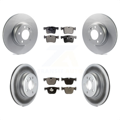 [Avant + Arrière] Kit de disque (revêtu) et plaquette (semi-métallique) de frein pour BMW 428i Gran Coupe xDrive sans Blue Painted Calipers KGF-101139 par Transit Auto