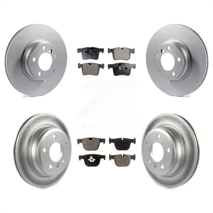 [Avant + Arrière] Kit de disque (revêtu) et plaquette (semi-métallique) de frein pour BMW 428i Gran Coupe xDrive sans Blue Painted Calipers KGF-101140 par Transit Auto
