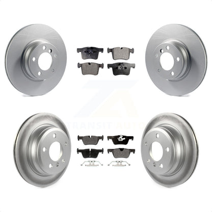 [Avant + Arrière] Kit de disque (revêtu) et plaquette (semi-métallique) de frein pour BMW 328i xDrive 428i Gran Coupe sans Blue Painted Calipers KGF-101141 par Transit Auto