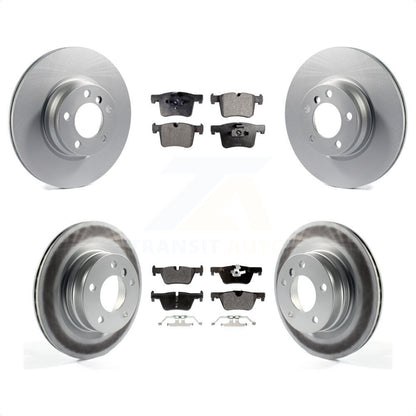 [Avant + Arrière] Kit de disque (revêtu) et plaquette (semi-métallique) de frein pour BMW 328i 428i 228i xDrive sans Blue Painted Calipers KGF-101142 par Transit Auto