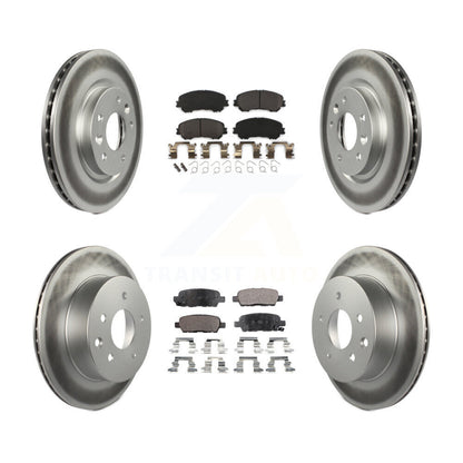 [Avant + Arrière] Kit de disque (revêtu) et plaquette (semi-métallique) de frein pour Nissan Rogue Sport Qashqai KGF-101153
