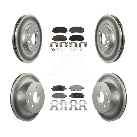 [Avant + Arrière] Kit de disque (revêtu) et plaquette (semi-métallique) de frein pour Nissan Rogue Sport Qashqai KGF-101153