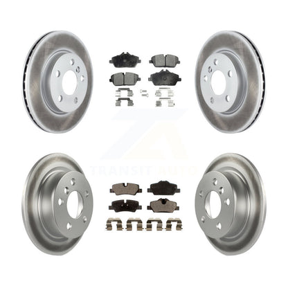 [Avant + Arrière] Kit de disque (revêtu) et plaquette (semi-métallique) de frein pour Mini Cooper KGF-101166