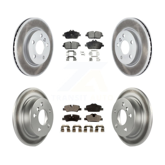 [Avant + Arrière] Kit de disque (revêtu) et plaquette (semi-métallique) de frein pour Mini Cooper KGF-101166