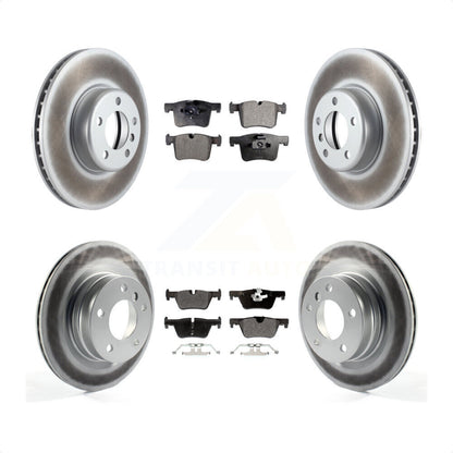 [Avant + Arrière] Kit de disque (revêtu) et plaquette (semi-métallique) de frein pour 2017 BMW 328d avec 340mm Diameter Rotor KGF-101171 par Transit Auto