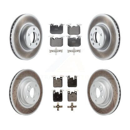 [Avant + Arrière] Kit de disque (revêtu) et plaquette (semi-métallique) de frein pour BMW 428i 228i xDrive Gran Coupe M240i KGF-101176