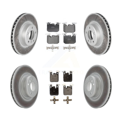 [Avant + Arrière] Kit de disque (revêtu) et plaquette (semi-métallique) de frein pour BMW 428i 228i xDrive Gran Coupe M240i KGF-101183