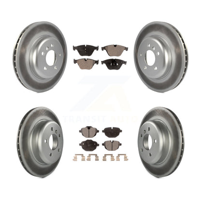 [Avant + Arrière] Kit de disque (revêtu) et plaquette (semi-métallique) de frein pour BMW 535i xDrive 535d ActiveHybrid 5 KGF-101186