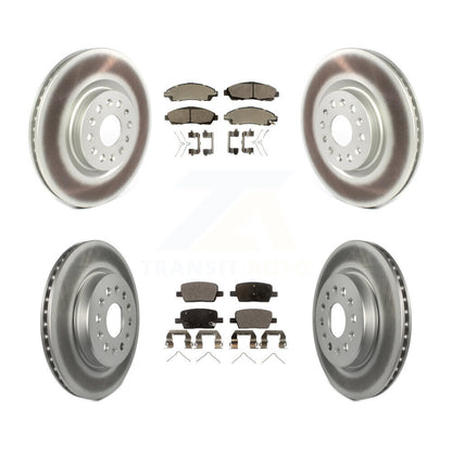 [Avant + Arrière] Kit de disque (revêtu) et plaquette (semi-métallique) de frein pour Cadillac XT5 Buick Enclave XT6 KGF-101187