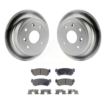 [Arrière] Kit de disque (revêtu) et plaquette (semi-métallique) de frein pour Suzuki Forenza Reno Chevrolet Optra KGF-101220 par Transit Auto
