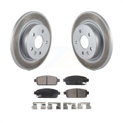 [Arrière] Kit de disque (revêtu) et plaquette (semi-métallique) de frein pour Chevrolet Cruze Sonic Buick Encore Trax Limited KGF-101235 par Transit Auto