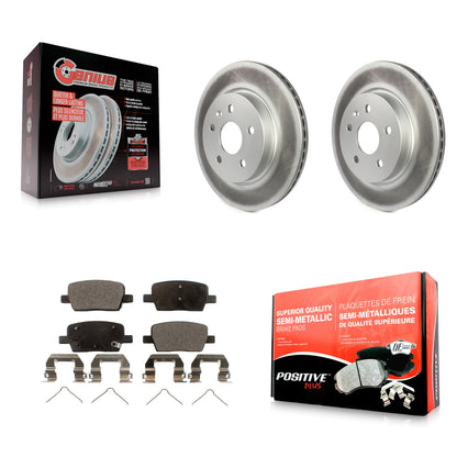 [Arrière] Kit de disque (revêtu) et plaquette (semi-métallique) de frein pour Chevrolet Camaro Cadillac CT6 KGF-101238