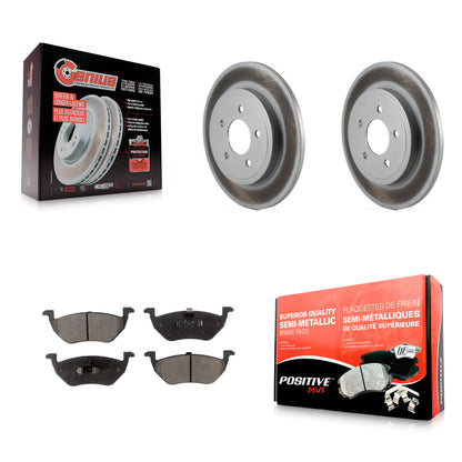 [Arrière] Kit de disque (revêtu) et plaquette (semi-métallique) de frein pour Ford Escape Mercury Mariner Mazda Tribute KGF-101264
