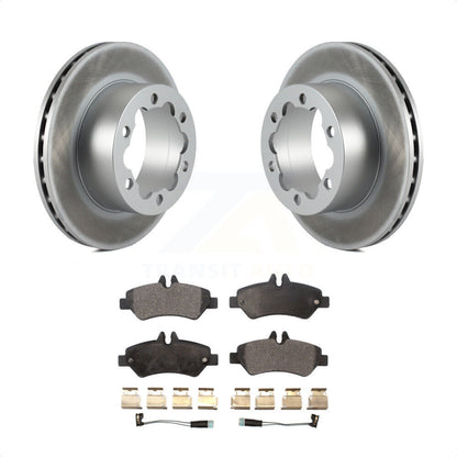 [Arrière] Kit de disque (revêtu) et plaquette (semi-métallique) de frein pour Mercedes-Benz Sprinter 3500 KGF-101319 par Transit Auto