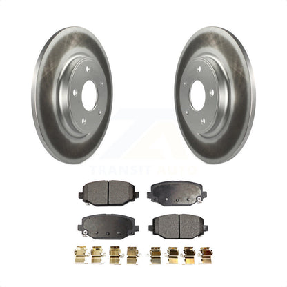 [Arrière] Kit de disque (revêtu) et plaquette (semi-métallique) de frein pour Dodge Grand Caravan Journey Chrysler Town & Country Ram C/V Volkswagen Routan KGF-101331 par Transit Auto