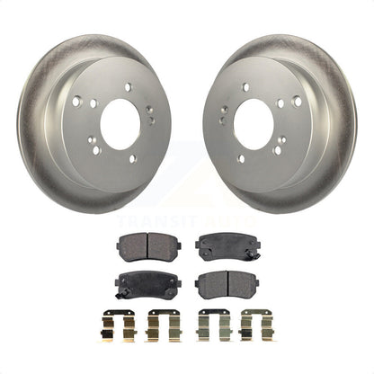 [Arrière] Kit de disque (revêtu) et plaquette (semi-métallique) de frein pour Hyundai Tucson Kia Sportage AWD KGF-101371 par Transit Auto