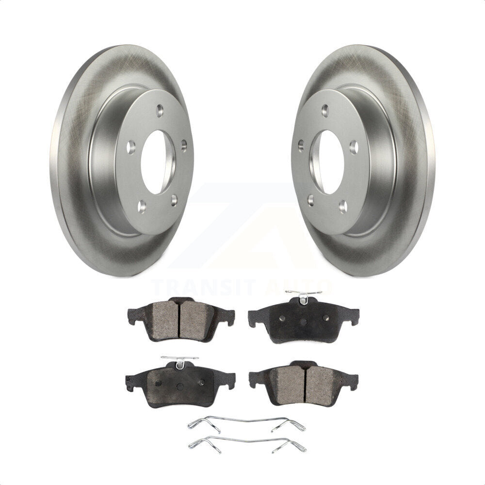 [Arrière] Kit de disque (revêtu) et plaquette (semi-métallique) de frein pour Mazda 3 Sport KGF-101399 par Transit Auto