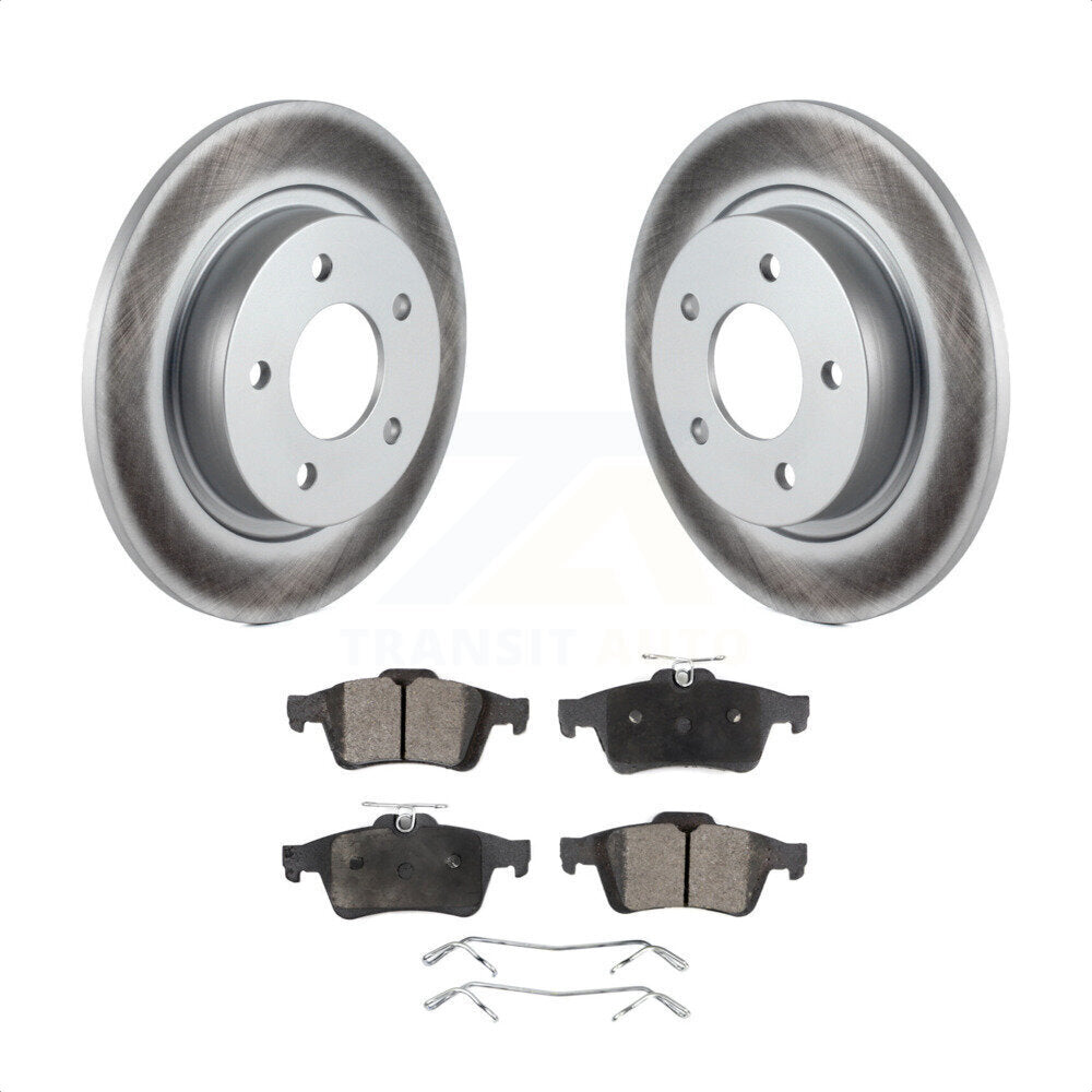 [Arrière] Kit de disque (revêtu) et plaquette (semi-métallique) de frein pour Mazda 3 Sport KGF-101401 par Transit Auto