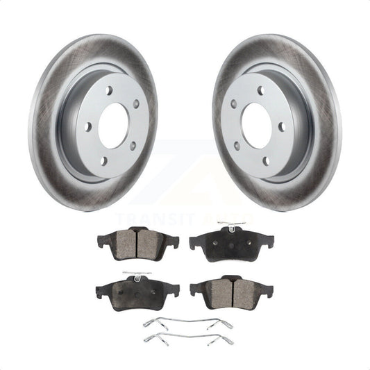 [Arrière] Kit de disque (revêtu) et plaquette (semi-métallique) de frein pour Mazda 3 Sport KGF-101401 par Transit Auto