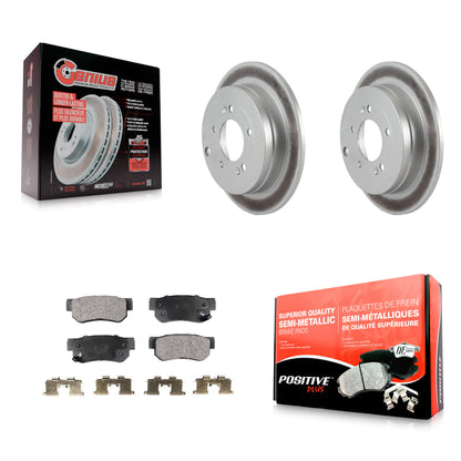 [Arrière] Kit de disque (revêtu) et plaquette (semi-métallique) de frein pour 2006-2009 Hyundai Azera KGF-101426