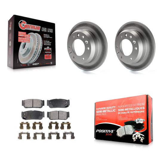 [Arrière] Kit de disque (revêtu) et plaquette (semi-métallique) de frein pour Kia Sedona Hyundai Entourage To 04/27/06 KGF-101438