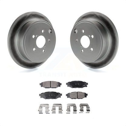 [Arrière] Kit de disque (revêtu) et plaquette (semi-métallique) de frein pour Subaru Outback Impreza Forester Legacy Scion FR-S BRZ WRX KGF-101480 par Transit Auto
