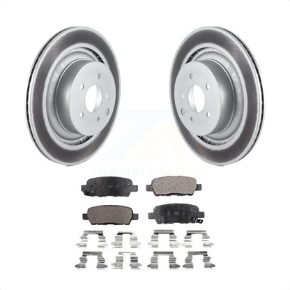 [Arrière] Kit de disque (revêtu) et plaquette (semi-métallique) de frein pour 2014 INFINITI Q60 Sport KGF-101483 par Transit Auto