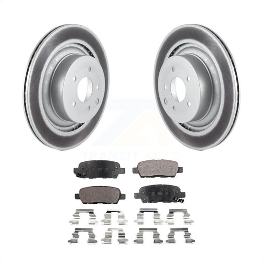[Arrière] Kit de disque (revêtu) et plaquette (semi-métallique) de frein pour 2014 INFINITI Q60 Sport KGF-101483 par Transit Auto