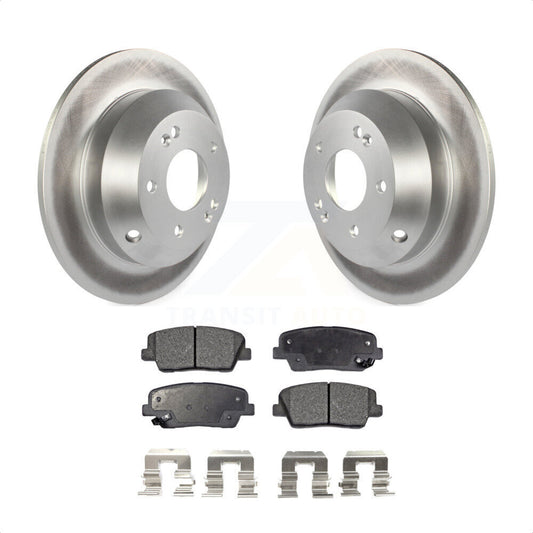 [Arrière] Kit de disque (revêtu) et plaquette (semi-métallique) de frein pour Kia Sorento Hyundai Santa Fe Sport XL KGF-101503 par Transit Auto