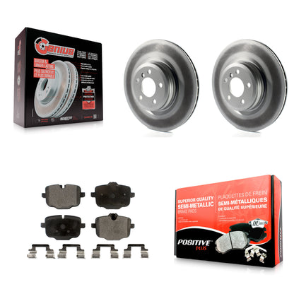 [Arrière] Kit de disque (revêtu) et plaquette (semi-métallique) de frein pour 2016-2019 BMW Alpina B6 xDrive Gran Coupe KGF-101509