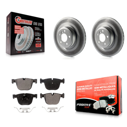 [Arrière] Kit de disque (revêtu) et plaquette (semi-métallique) de frein pour BMW 750Li xDrive 750i 550i GT Alpina B7 760Li B7L ActiveHybrid 7 KGF-101510