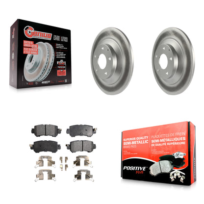 [Arrière] Kit de disque (revêtu) et plaquette (semi-métallique) de frein pour Mazda CX-5 KGF-101540