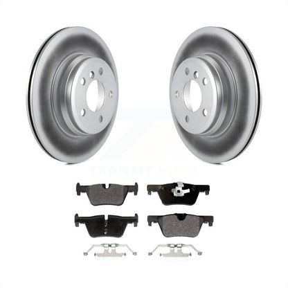 [Arrière] Kit de disque (revêtu) et plaquette (semi-métallique) de frein pour 2015 BMW 328i xDrive sans Blue Painted Calipers KGF-101549 par Transit Auto