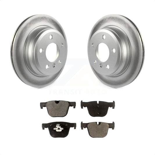 [Arrière] Kit de disque (revêtu) et plaquette (semi-métallique) de frein pour 2016 BMW 428i xDrive sans Blue Painted Calipers KGF-101555 par Transit Auto