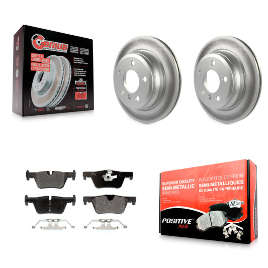 [Arrière] Kit de disque (revêtu) et plaquette (semi-métallique) de frein pour BMW 328i xDrive 320i 330i 428i 430i Gran Coupe GT 328d KGF-101556