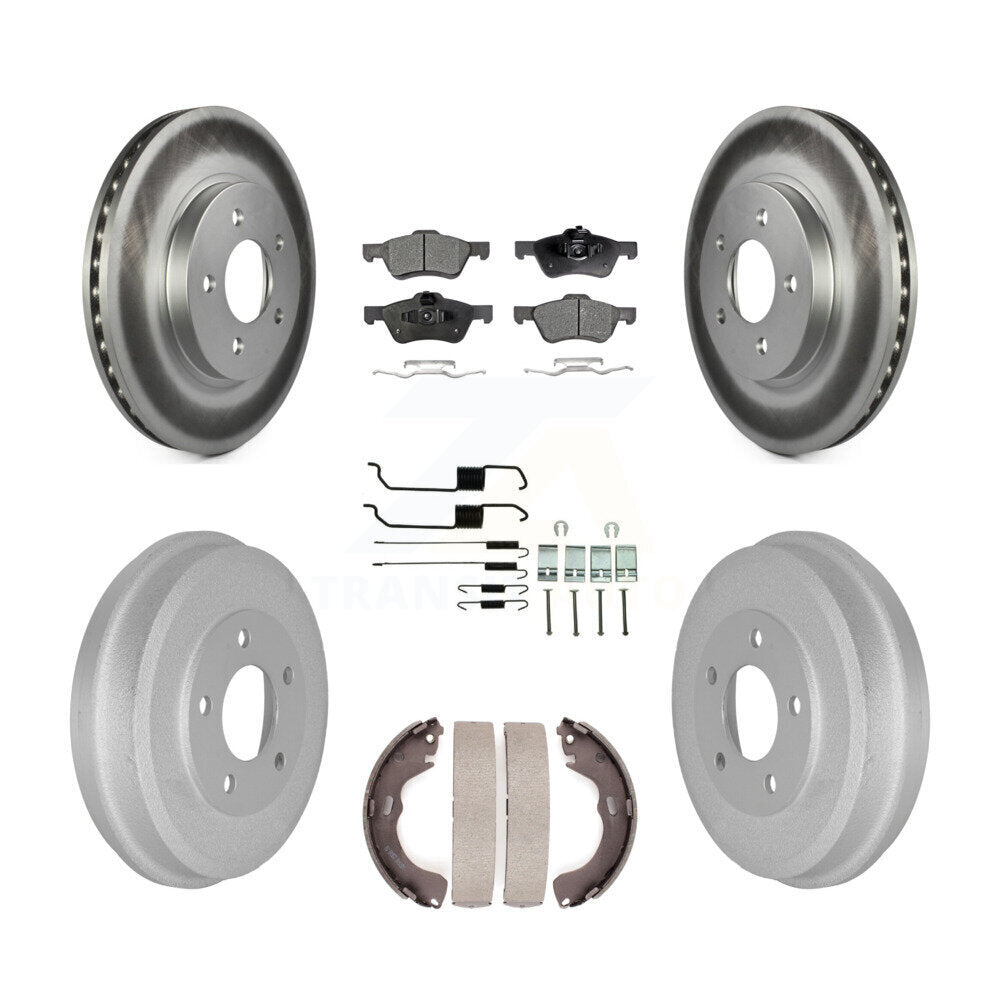 [Avant + Arrière] Kit de disque (revêtu) et plaquette (semi-métallique) de frein pour Ford Escape Mercury Mariner KGF-101600
