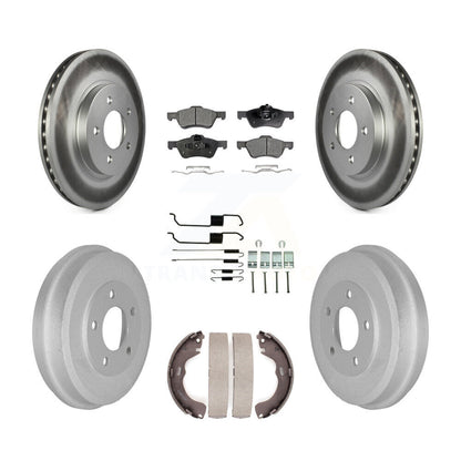 [Avant + Arrière] Kit de disque (revêtu) et plaquette (semi-métallique) de frein pour Ford Escape Mercury Mariner KGF-101600