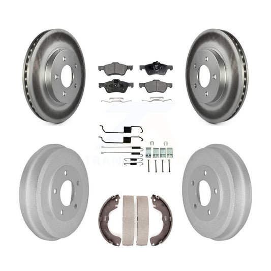 [Avant + Arrière] Kit de disque (revêtu) et plaquette (semi-métallique) de frein pour Ford Escape Mercury Mariner KGF-101600