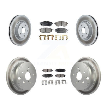 [Avant + Arrière] Kit de disque (revêtu) et plaquette (semi-métallique) de frein pour Subaru WRX KGF-101669