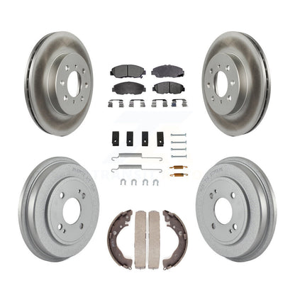 [Avant + Arrière] Kit de disque (revêtu) et plaquette (semi-métallique) de frein pour Honda Insight KGF-101700