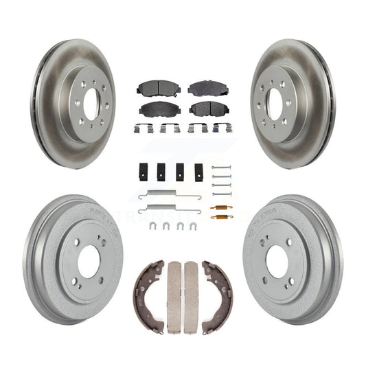 [Avant + Arrière] Kit de disque (revêtu) et plaquette (semi-métallique) de frein pour Honda Insight KGF-101700