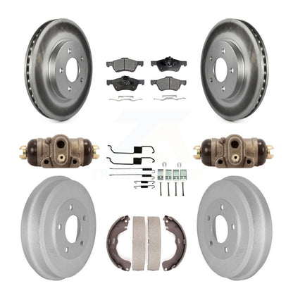 [Avant + Arrière] Kit de disque (revêtu) et plaquette (semi-métallique) de frein pour Ford Escape Mercury Mariner KGF-101750