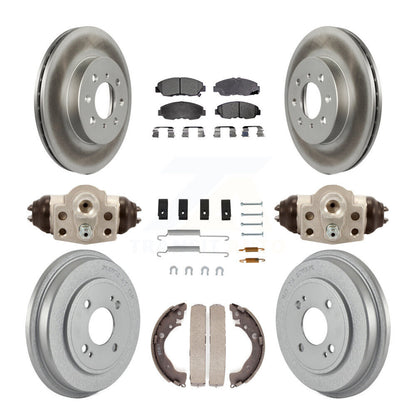[Avant + Arrière] Kit de disque (revêtu) et plaquette (semi-métallique) de frein pour Honda Insight KGF-101756