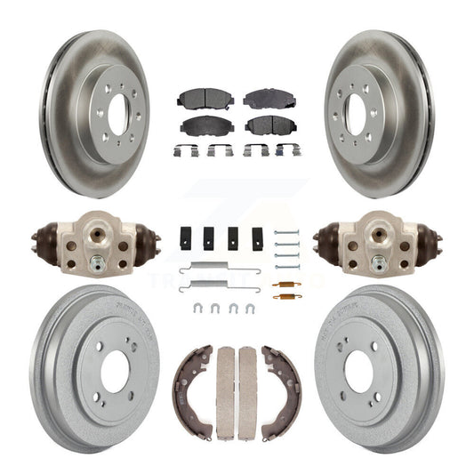 [Avant + Arrière] Kit de disque (revêtu) et plaquette (semi-métallique) de frein pour Honda Insight KGF-101756