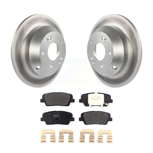 [Arrière] Kit de disque (revêtu) et plaquette (semi-métallique) de frein pour Kia Sorento Hyundai Santa Fe Sport XL KGF-101773 par Transit Auto