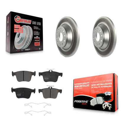 [Arrière] Kit de disque (revêtu) et plaquette (semi-métallique) de frein pour Volkswagen Tiguan Jetta Audi TT Quattro KGF-101783