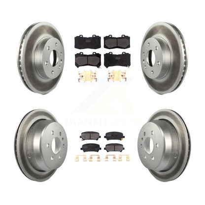 [Avant + Arrière] Kit de disque (revêtu) et plaquette (semi-métallique) de frein pour 2015-2020 Chevrolet Colorado GMC Canyon KGF-101786