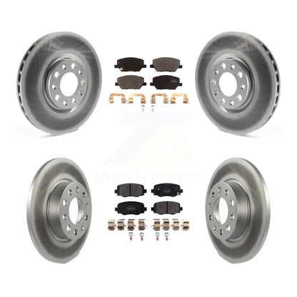 [Avant + Arrière] Kit de disque (revêtu) et plaquette (semi-métallique) de frein pour Jeep Renegade Fiat 500X KGF-101790
