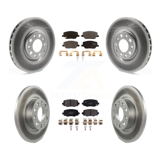 [Avant + Arrière] Kit de disque (revêtu) et plaquette (semi-métallique) de frein pour Jeep Renegade Fiat 500X KGF-101790